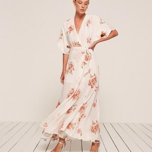 XL Reformation Floral Winslow Dress